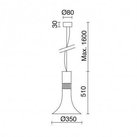Suspension LED COB Gang (45W)
