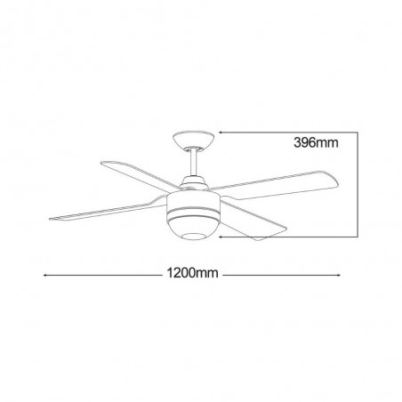 Ventilateur avec lumiere Rocket