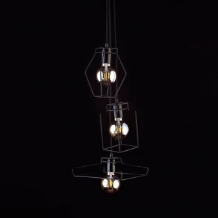 Lampe à suspension Fiord (3 lumieres)