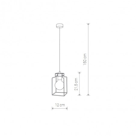 Lampe à suspension Fiord II
