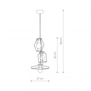 Lampe à suspension Fiord (3 lumieres)