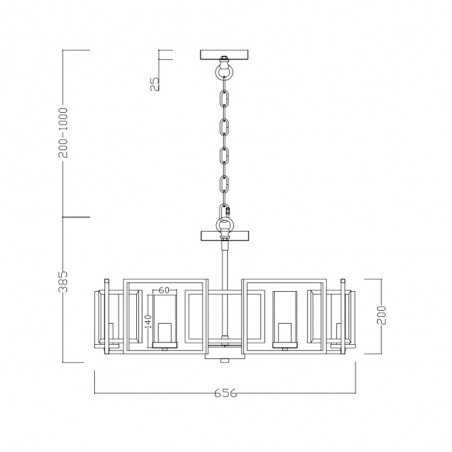 Lampe de plafond Bowi
