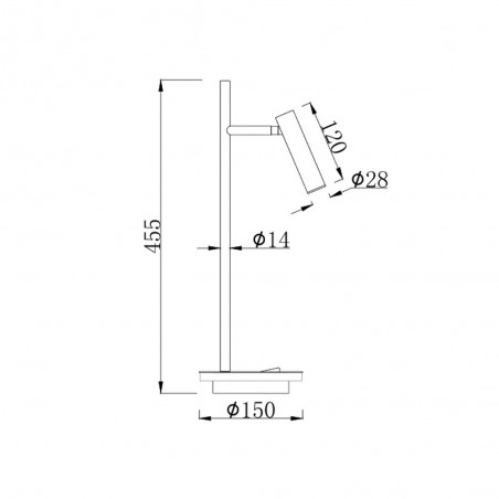 Lampe à poser LED Estudo (8W)