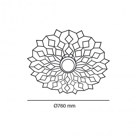 Plafonnier á LED Ibone (56W)
