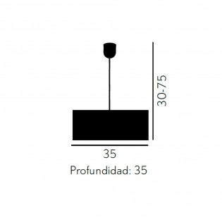Lampé á suspensión Pétalo