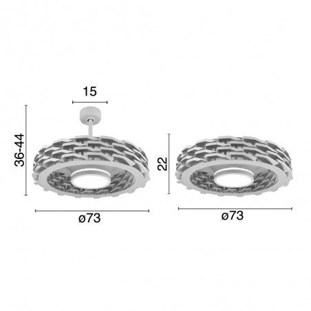 Ventilateur á LED Slice (36W)