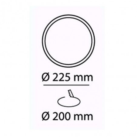 Downlight empotrable LED Kaju (30W)