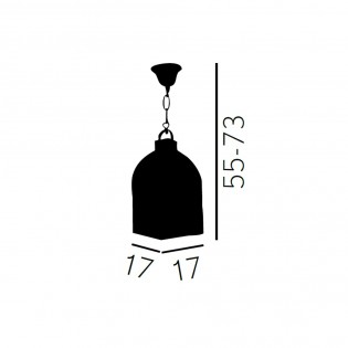 Lanterne de plafond Califa