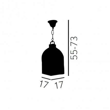 Lanterne de plafond Califa