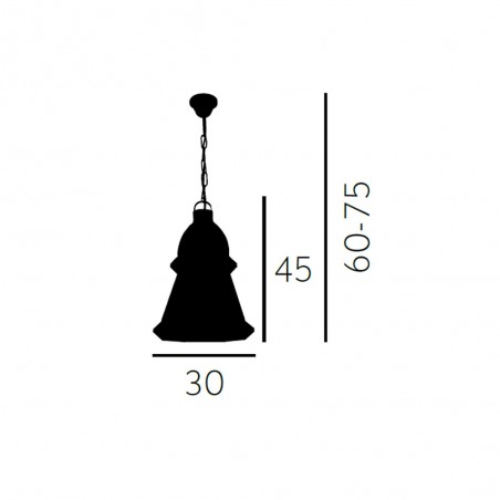 Lanterne de suspension Ambarina