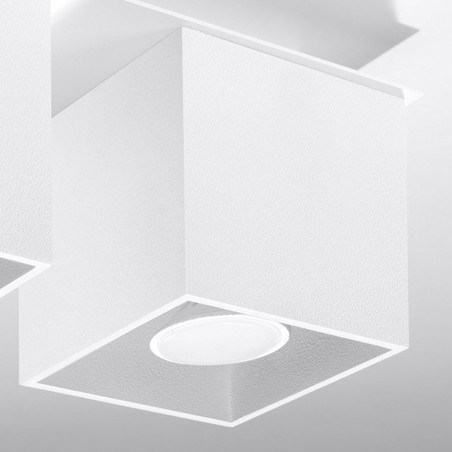 Plafón con dos puntos de luz Quad