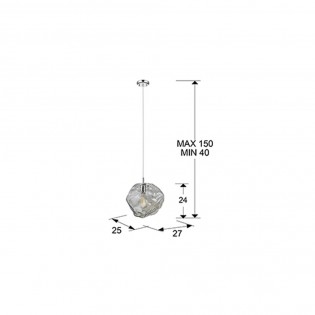 Lampe de plafond LED Petra (8W)