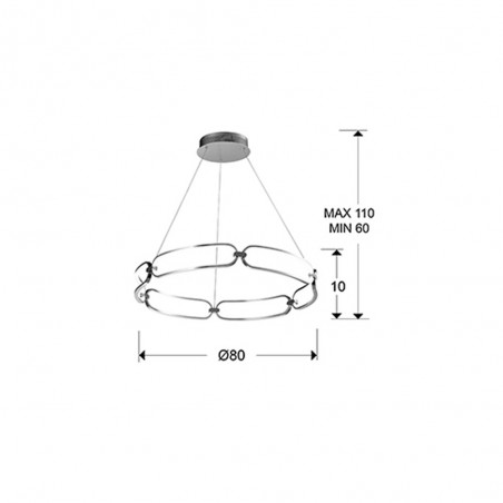 Suspension á LED Colette (65W)