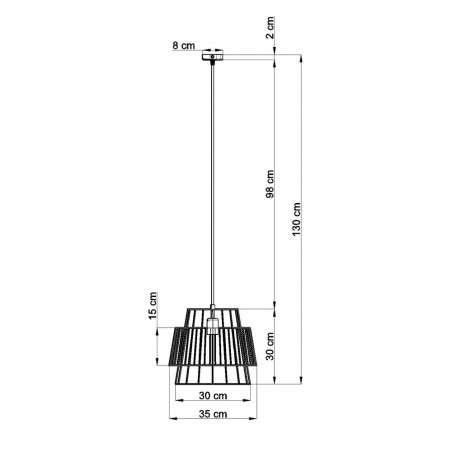 Lampe de plafond Gate