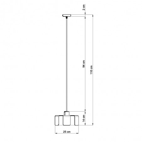 Lampe de plafond Tulip