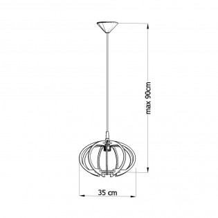 Lampe de plafond Mandelino