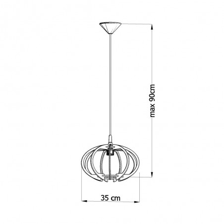 Lampe de plafond Mandelino