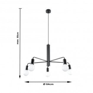 Lampe de plafond Duomo (5 lumieres)