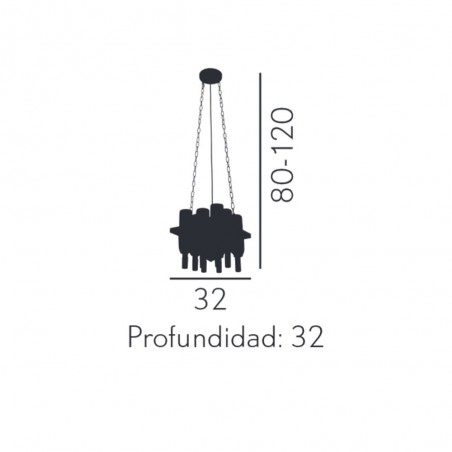 Lampe de plafond Bodega