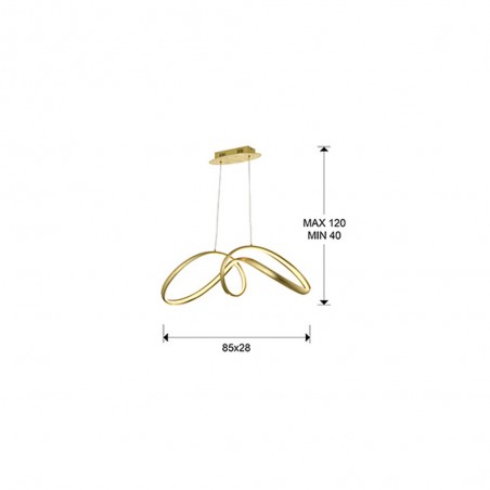 Suspension á LED Lia (32W)
