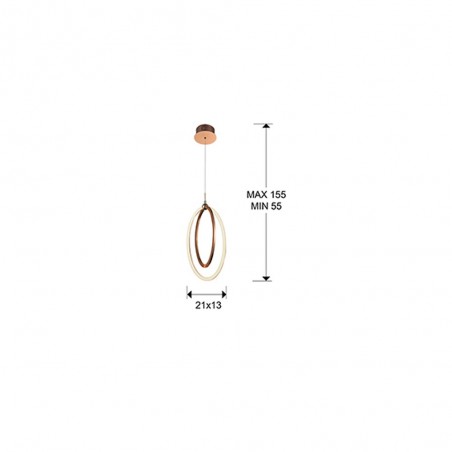 Lampe de plafond á LED Ocellis (22W)