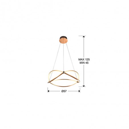 Suspension á LED Ocellis (45W)