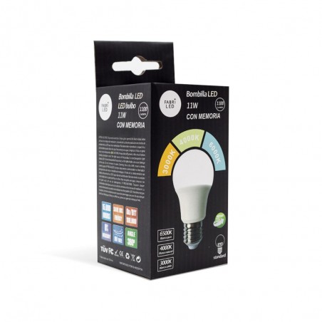 Bombilla LED E27 regulable (11W)