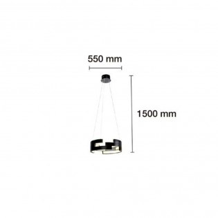 Suspension á LED Horizont (78W)
