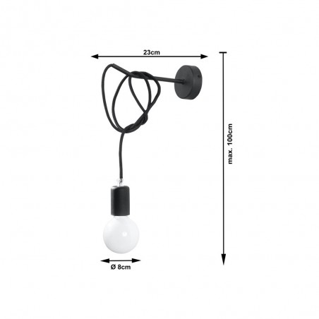 Lampe murale Edison