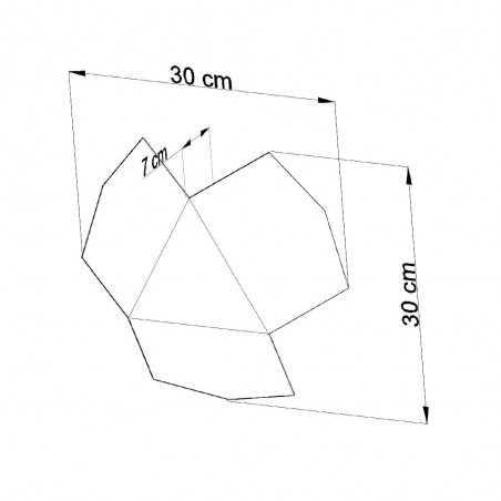 Lampe murale Tre