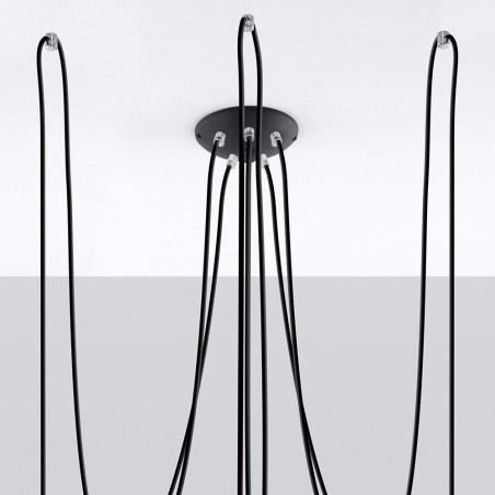 Lampe a suspension Edison (5 lumieres)