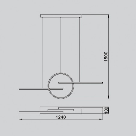 Suspension á LED Kitesurf (50W)