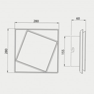 Applique Murale á LED Dakla (18W)
