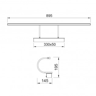 Applique à tableaux a LED Paracuru (18W)