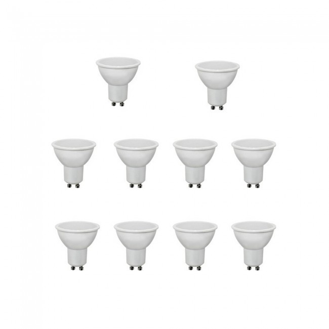 Pack 10 Bombillas LED GU10 (4W - 4200K)