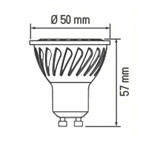 Bombilla LED GU10 (7W - 4000K)