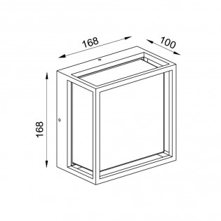 Plafón de exterior LED Chamonix (9W)
