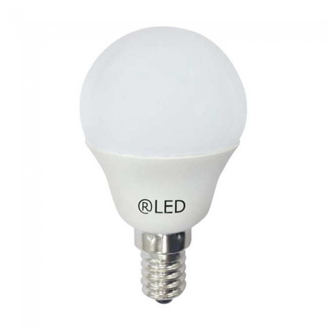 Bombilla LED EsfÃ©rica E14 (5.2W - 3000K)