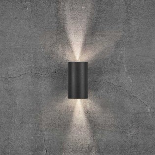 Aplique de exterior LED Asbol (2x6,50W)