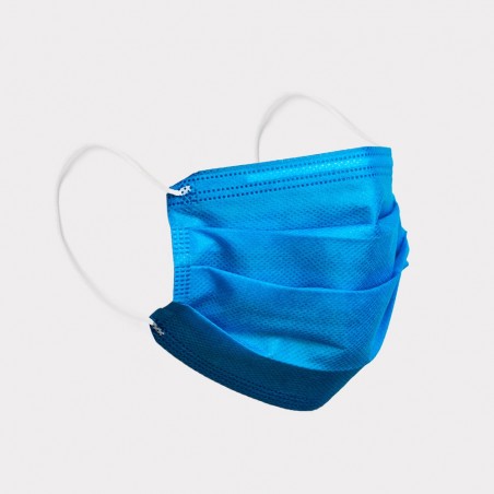 Mascarilla higiénica reutilizable (Caja 60 unidades). Lavable. Durabilidad: 5 días.