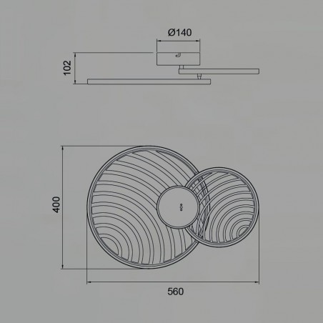 Aplique LED Collage (30W)