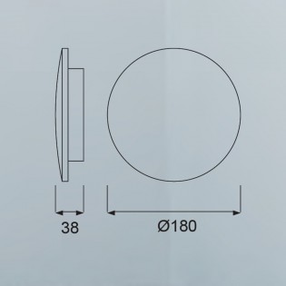Aplique LED Bora Bora II (12W)