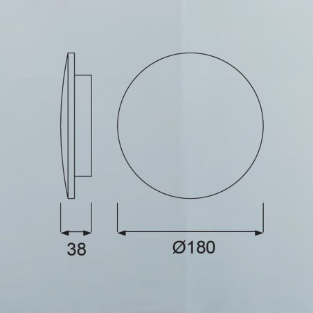 Aplique LED Bora Bora II (12W)