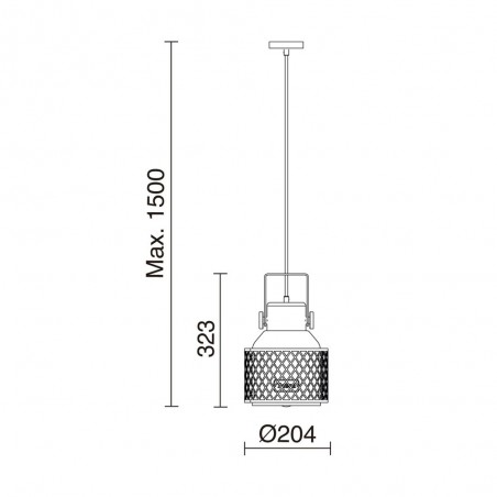 Lampe de plafond Tosca