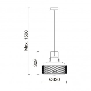 Lampe a suspension Tosca
