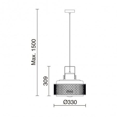 Lampe a suspension Tosca