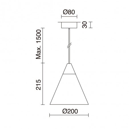 Lampe de plafond Oda