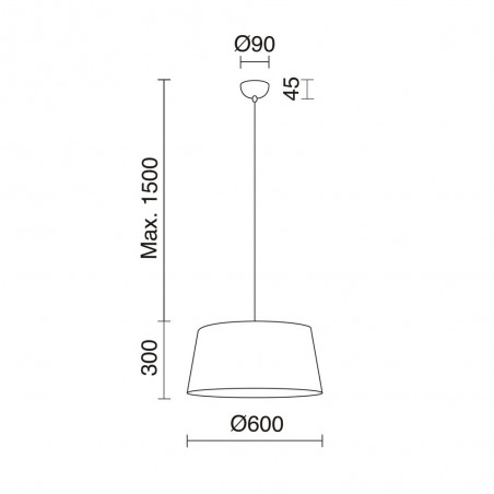 Lampe de plafond Selma