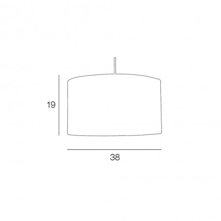 Lampe a suspension Matiere
