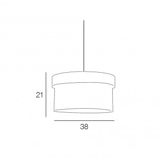Lampe de plafond Amman